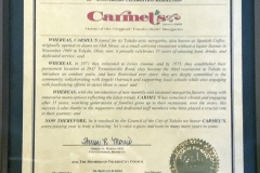 City of Toledo Honors Carmel's