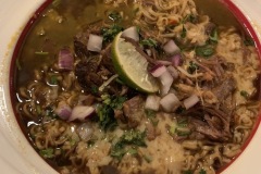 Birria-Ramen at Carmel's. Try It!